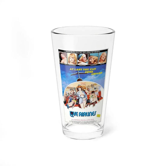 LOVE AIRLINES 1978 Movie Poster - Pint Glass 16oz 16oz - Go Mug Yourself