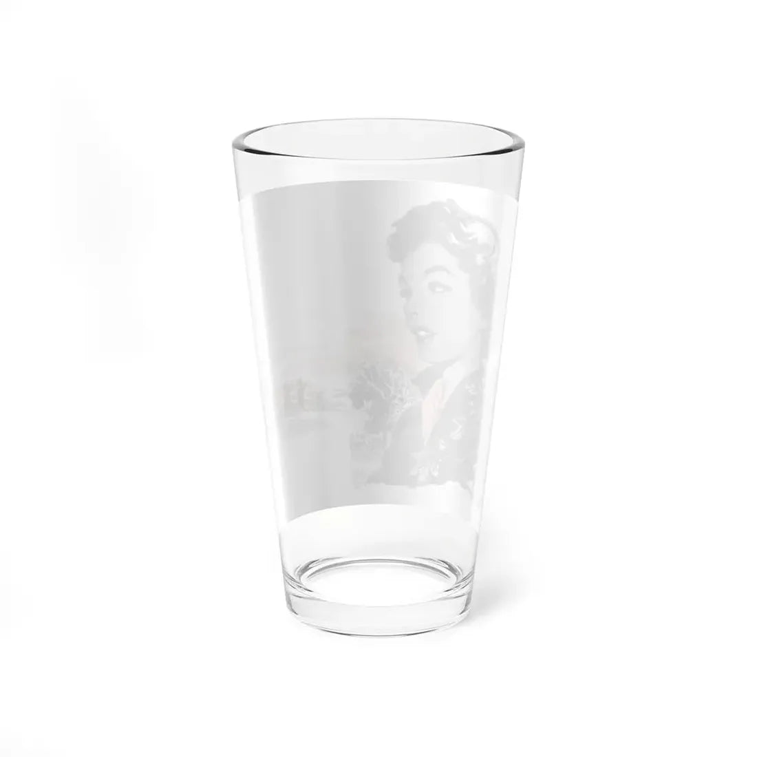 Love Forbidden by Barbara Cartland (1), Woman's Illustrated magazine, 1956 - Pint Glass 16oz - Go Mug Yourself
