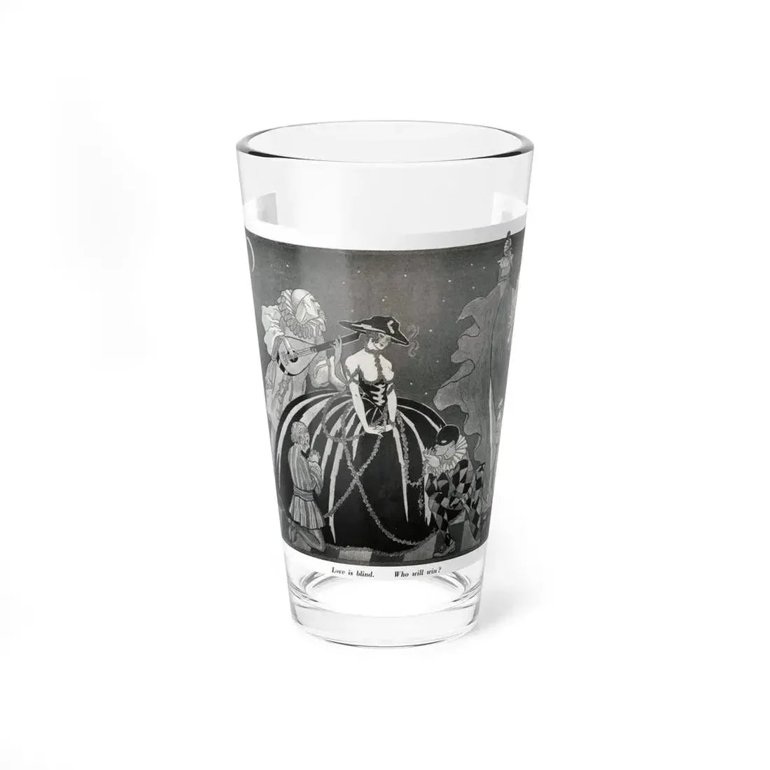 Love is blind. Who will win, Spice O'Life, April 1926 - Pint Glass 16oz 16oz - Go Mug Yourself