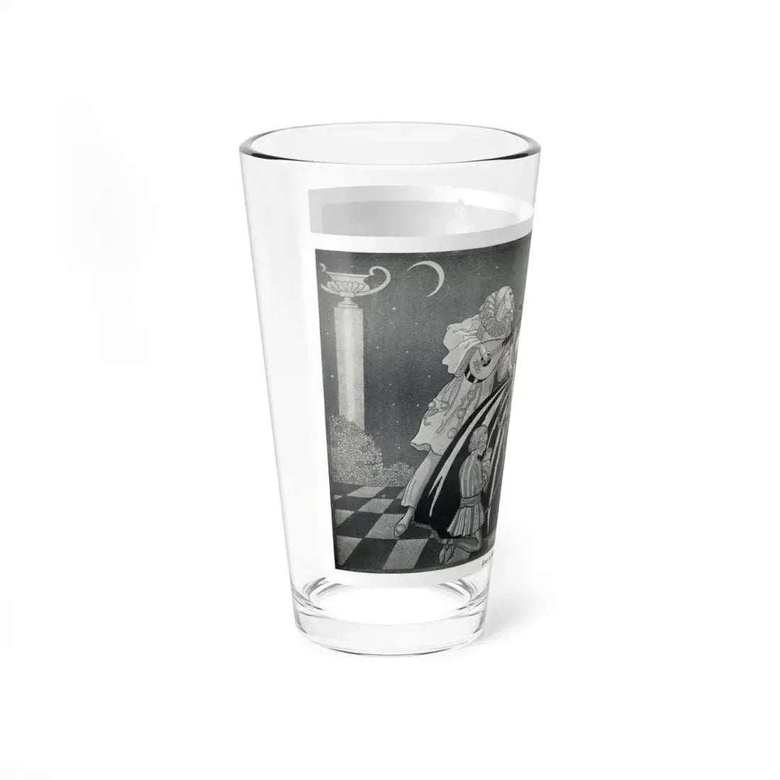 Love is blind. Who will win, Spice O'Life, April 1926 - Pint Glass 16oz - Go Mug Yourself