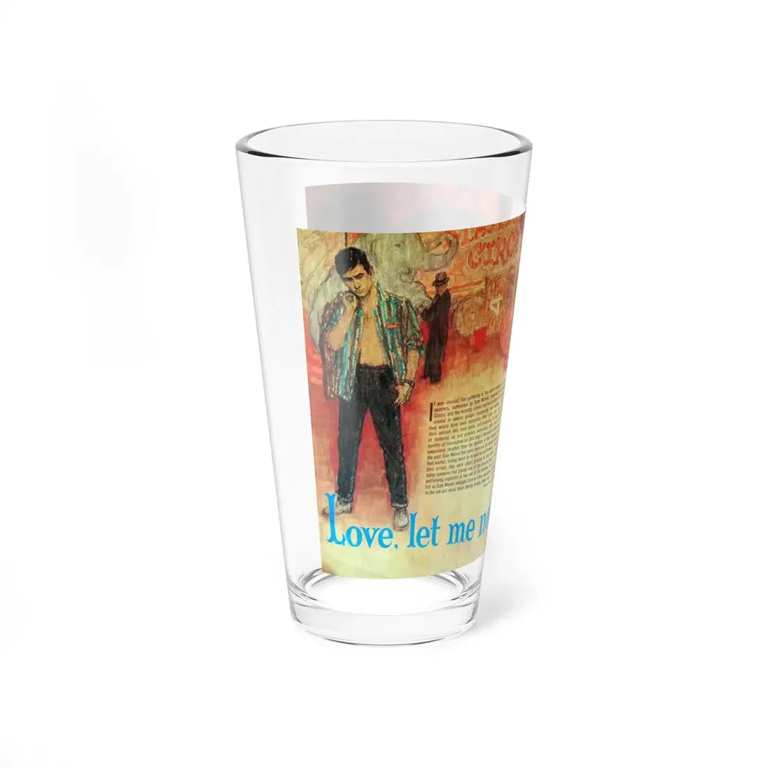 Love, Let me not hunger (1), Woman's Own magazine, September 1963 - Pint Glass 16oz - Go Mug Yourself