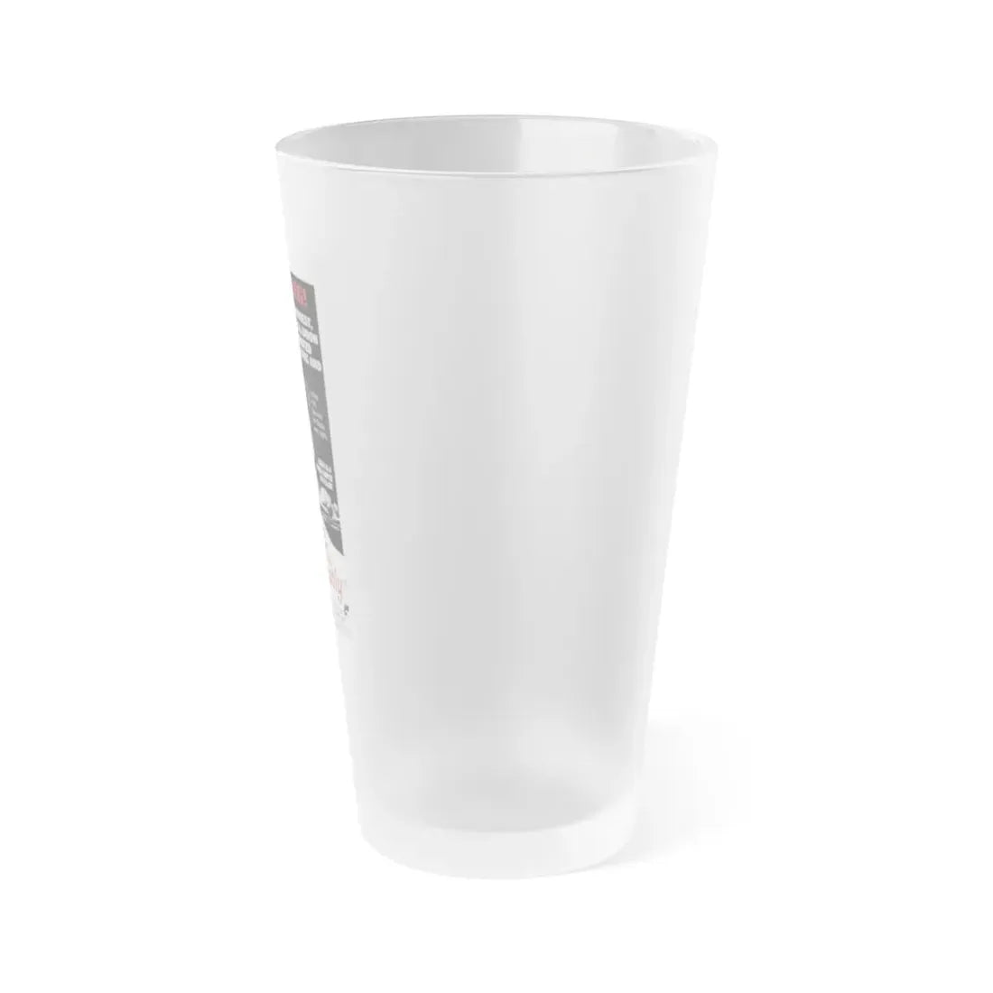 LOVE ME DEADLY 1973 Movie Poster - Frosted Pint Glass 16oz - Go Mug Yourself