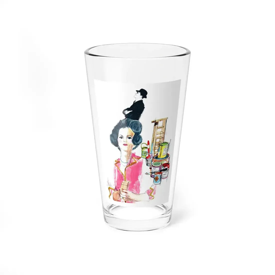 Love Me Love My Mother, Homes and Gardens magazine, 1964 - Pint Glass 16oz 16oz - Go Mug Yourself