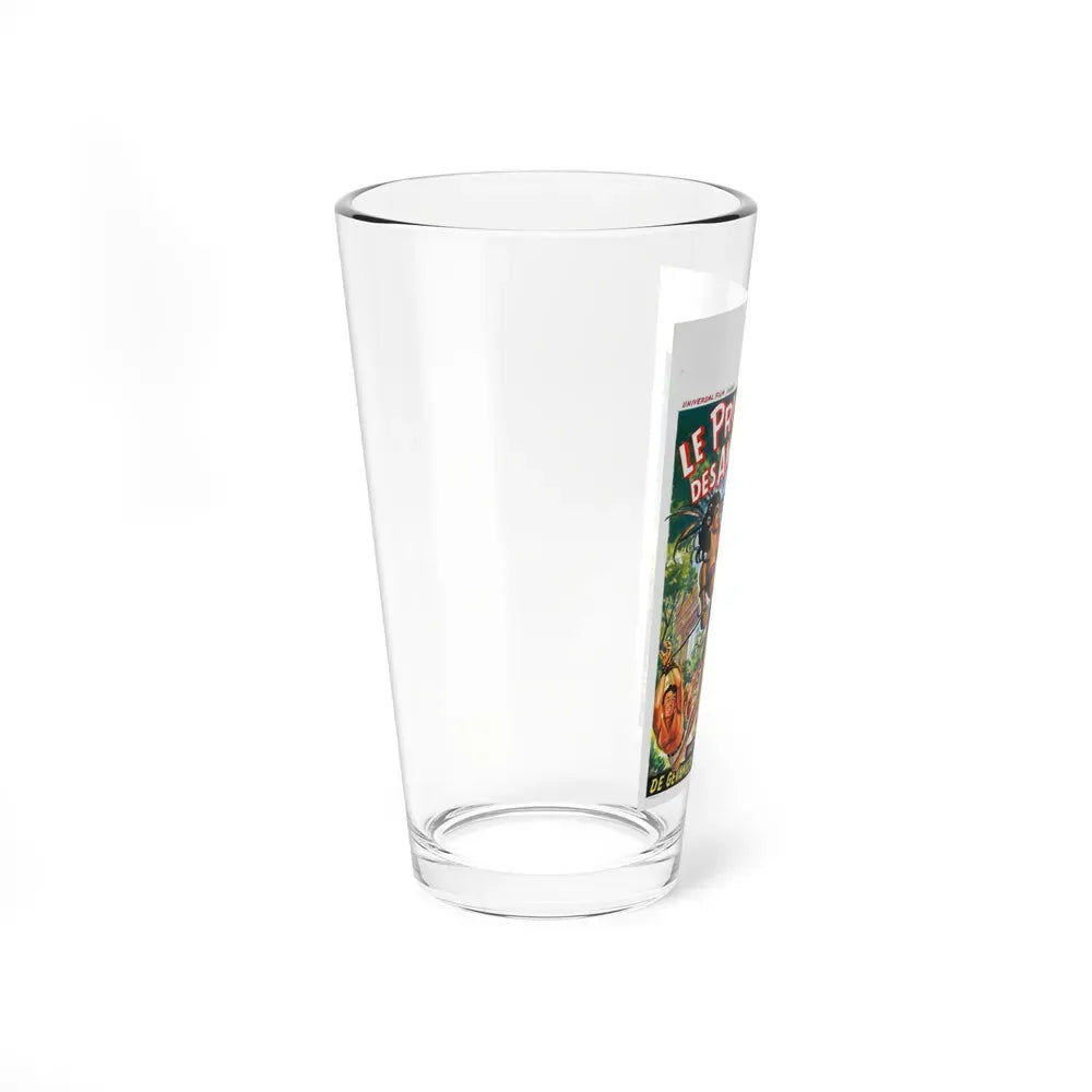 LOVE SLAVES OF THE AMAZON (BELGIAN) 1957 Movie Poster - Pint Glass 16oz - Go Mug Yourself