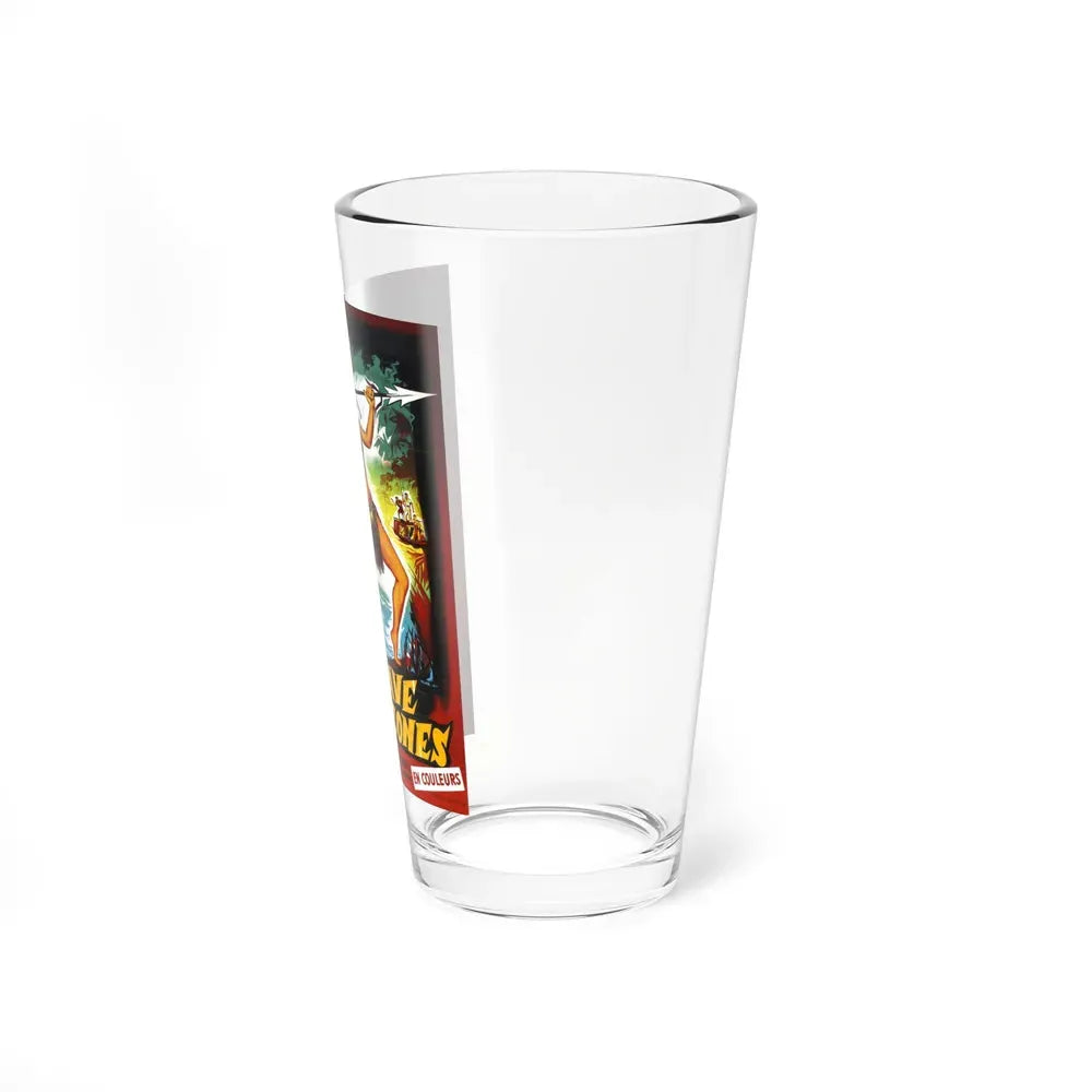 LOVE SLAVES OF THE AMAZON (FRENCH) 1957 Movie Poster - Pint Glass 16oz - Go Mug Yourself