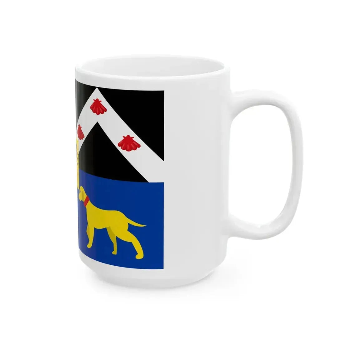 Lovendegem vlag (Belgium) White Coffee Mug - Go Mug Yourself