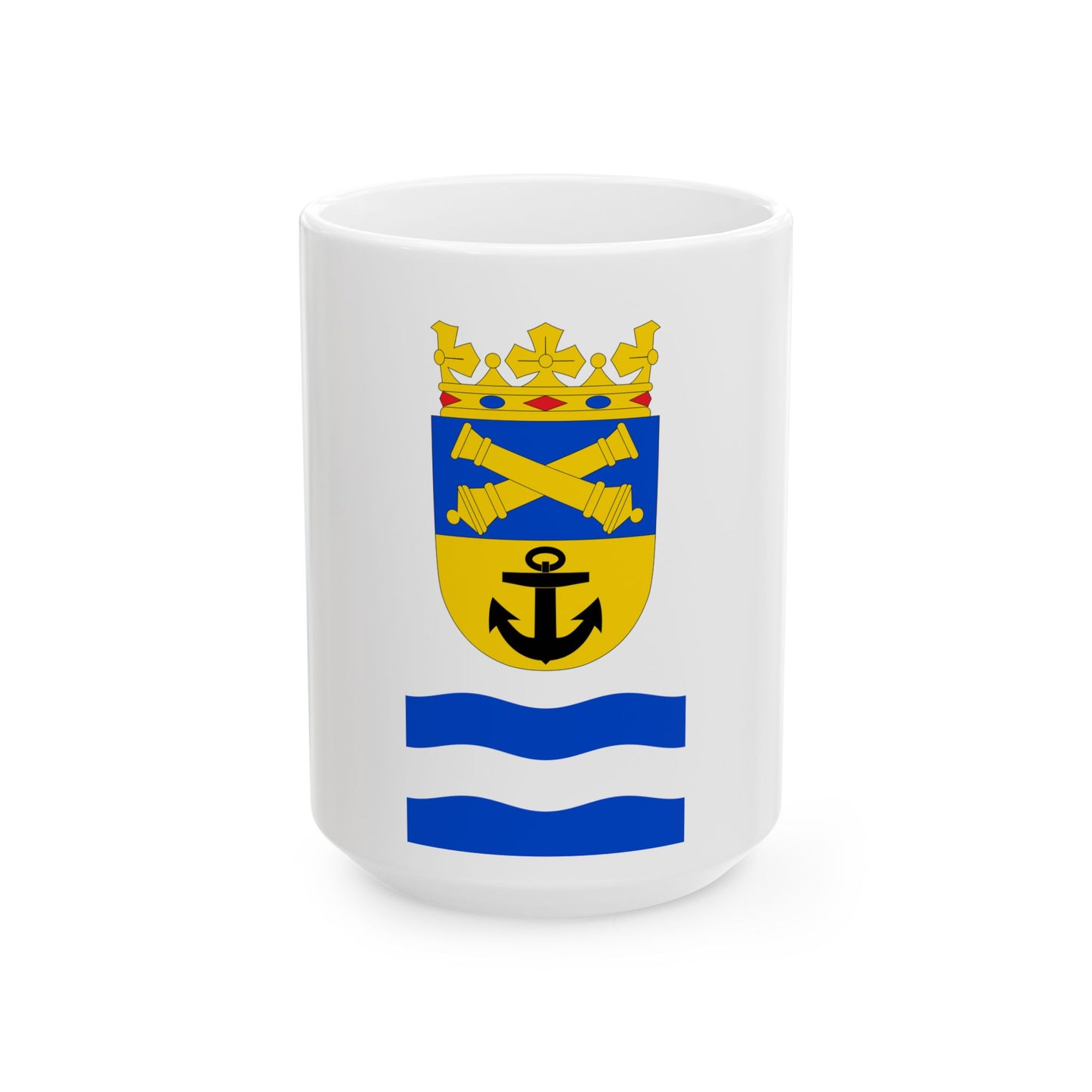 Loviisa.lippu (Finland) White Coffee Mug-15oz-Go Mug Yourself