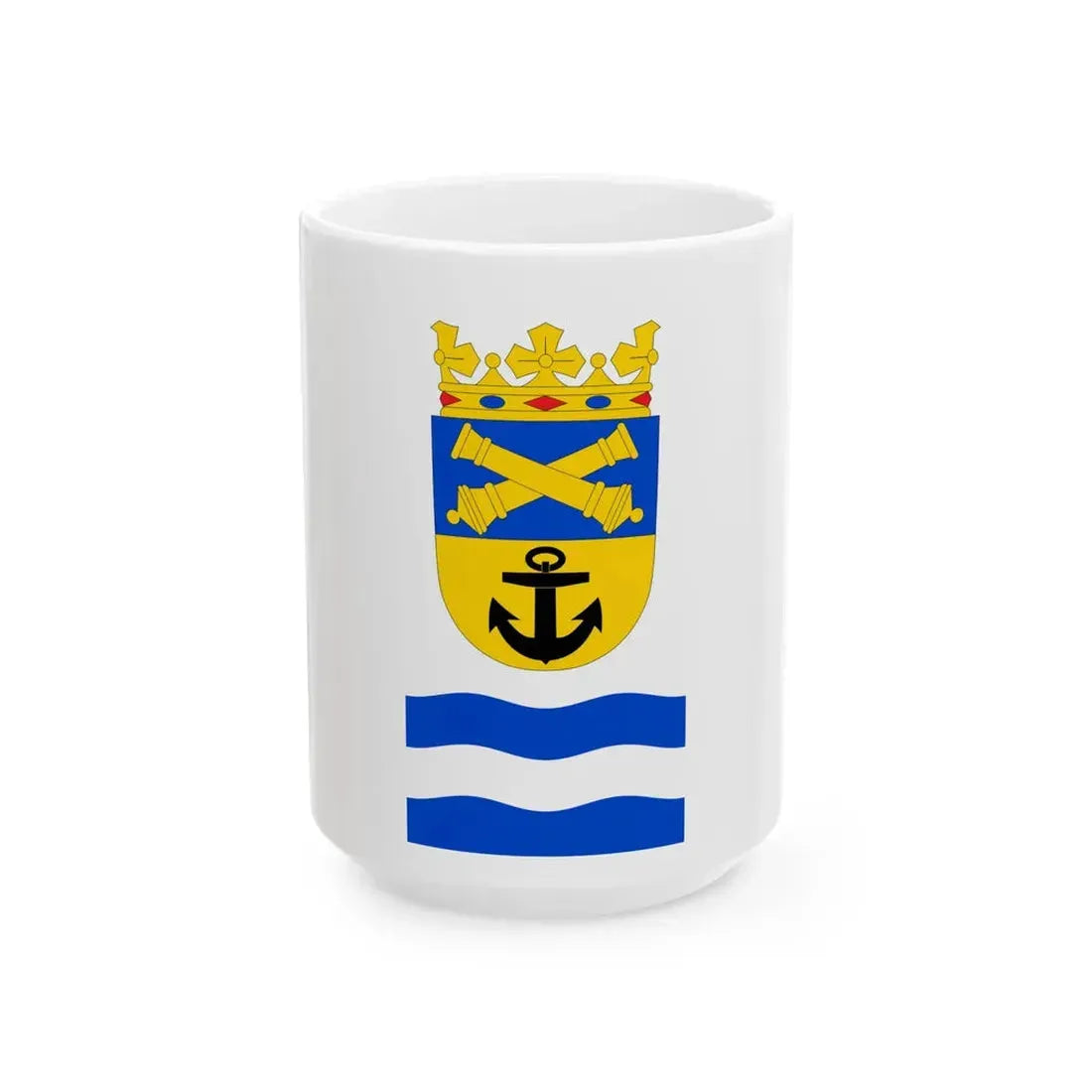 Loviisa.lippu (Finland) White Coffee Mug 15oz - Go Mug Yourself
