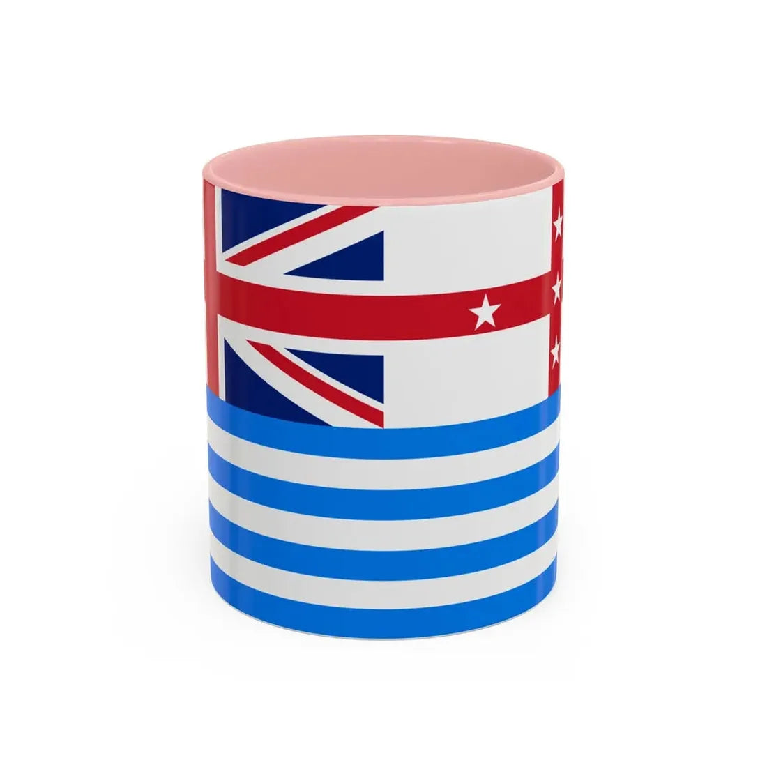 Lower Murray River Flag Australia - Accent Coffee Mug 11oz Pink - Go Mug Yourself