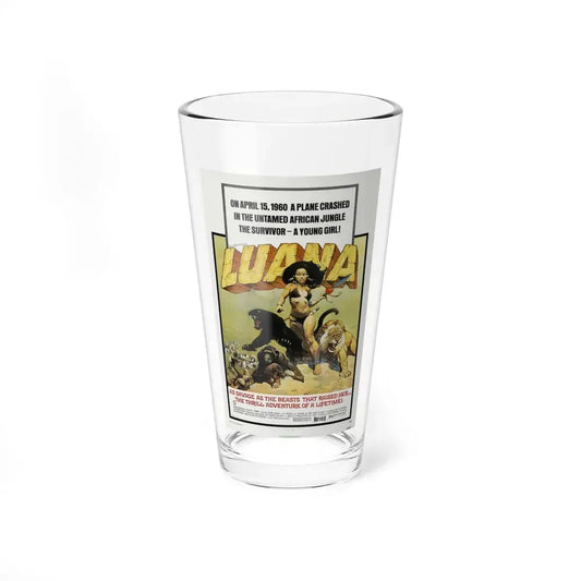 LUANA 1968 Movie Poster - Pint Glass 16oz 16oz - Go Mug Yourself