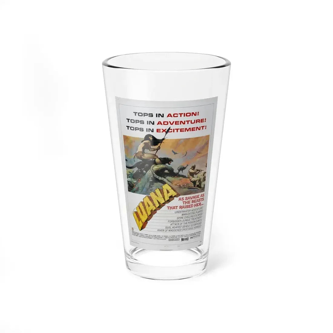 LUANA (2) 1968 Movie Poster - Pint Glass 16oz 16oz - Go Mug Yourself