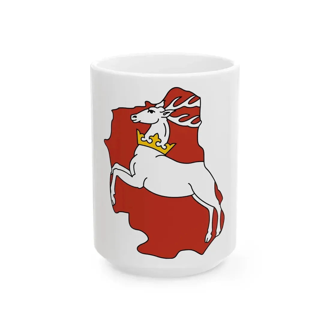 Lubelskie-geo-stub (Poland) White Coffee Mug 15oz - Go Mug Yourself