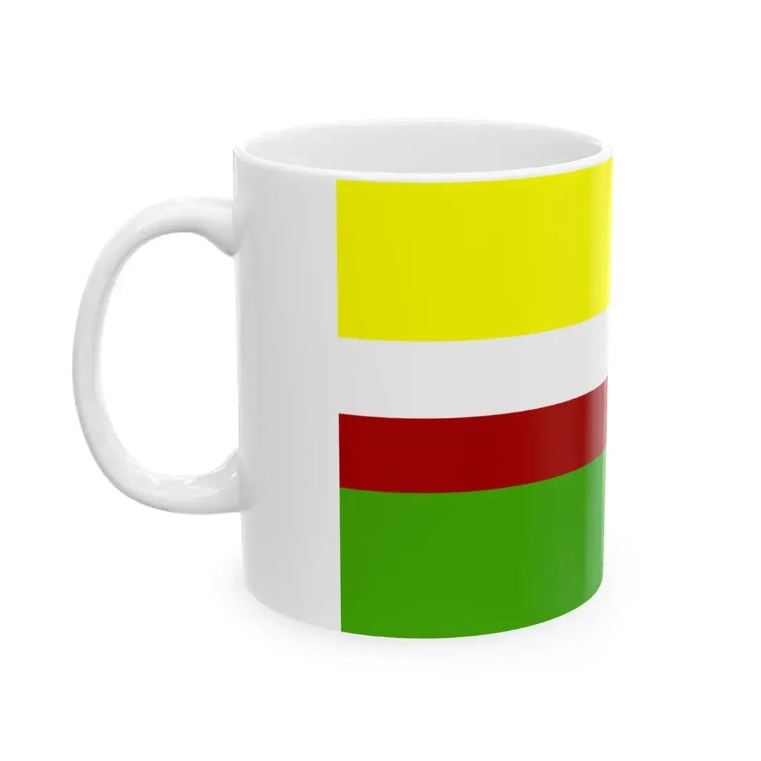 Lubuskie flaga (Poland) White Coffee Mug - Go Mug Yourself