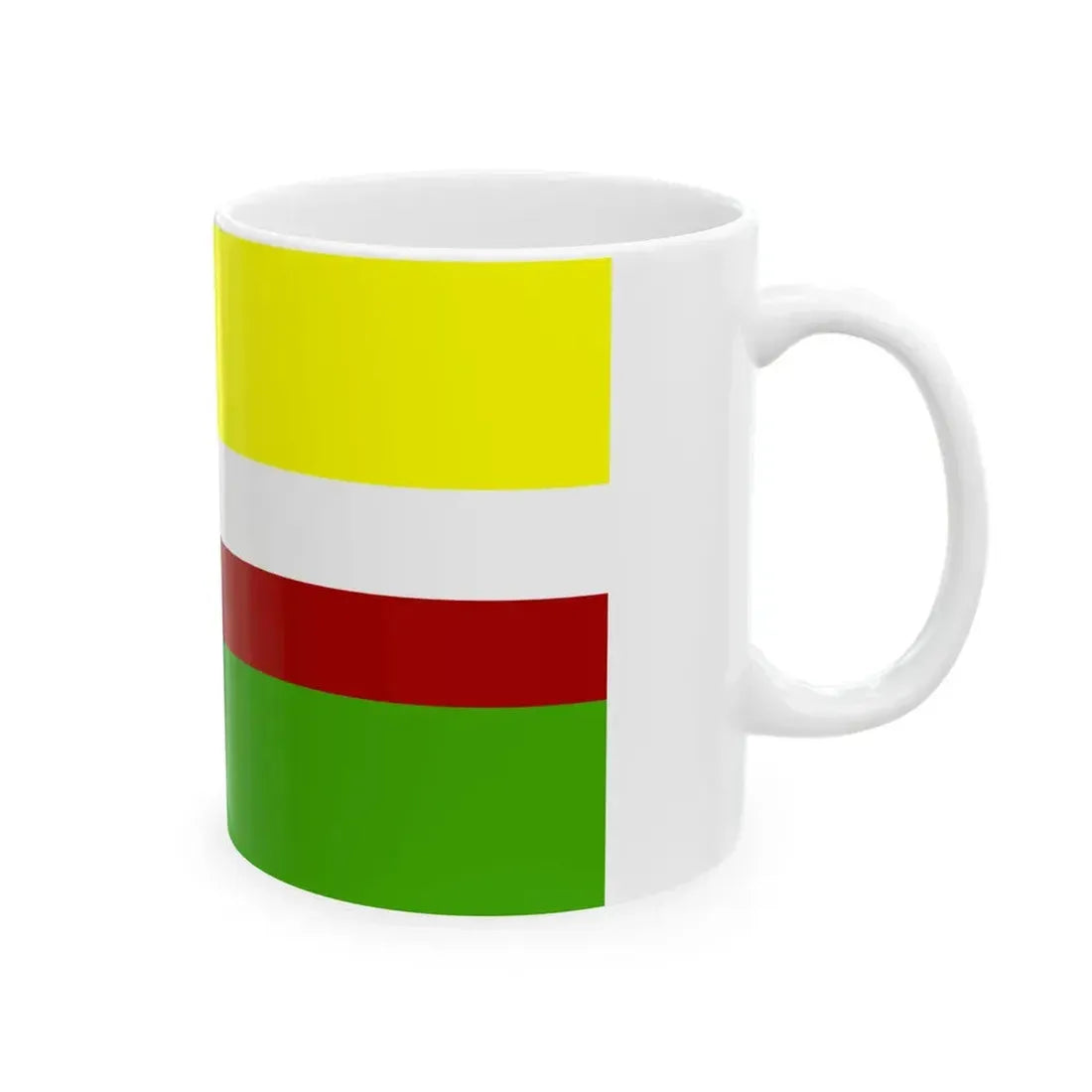 Lubuskie flaga (Poland) White Coffee Mug - Go Mug Yourself