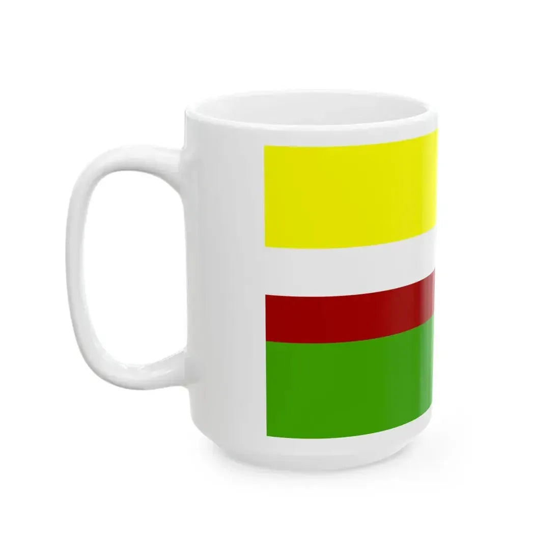 Lubuskie flaga (Poland) White Coffee Mug - Go Mug Yourself
