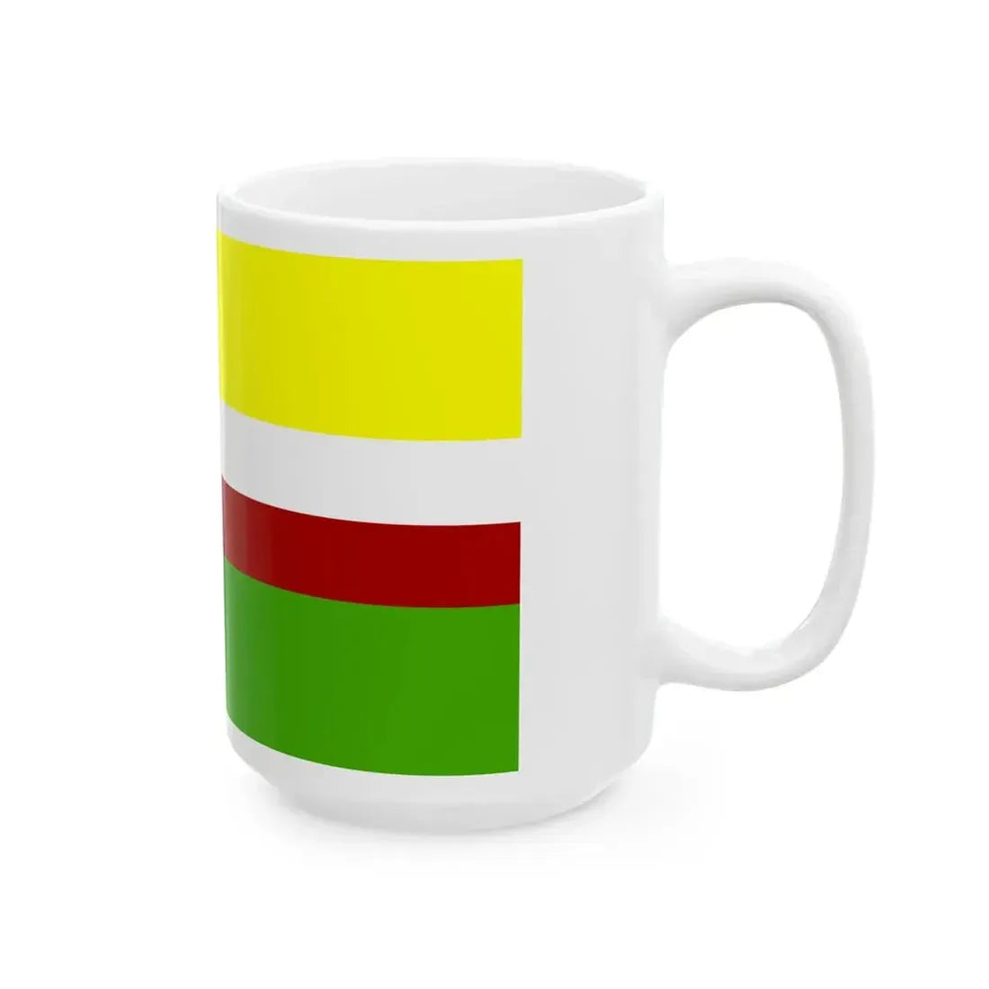 Lubuskie flaga (Poland) White Coffee Mug - Go Mug Yourself
