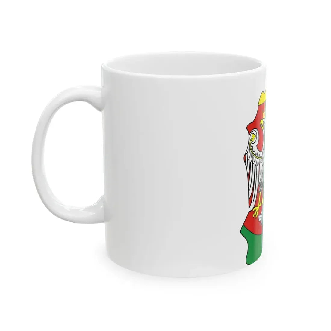 Lubuskie-geo-stub (Poland) White Coffee Mug - Go Mug Yourself