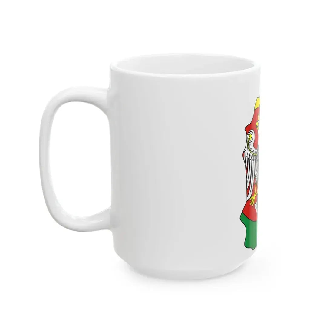 Lubuskie-geo-stub (Poland) White Coffee Mug - Go Mug Yourself