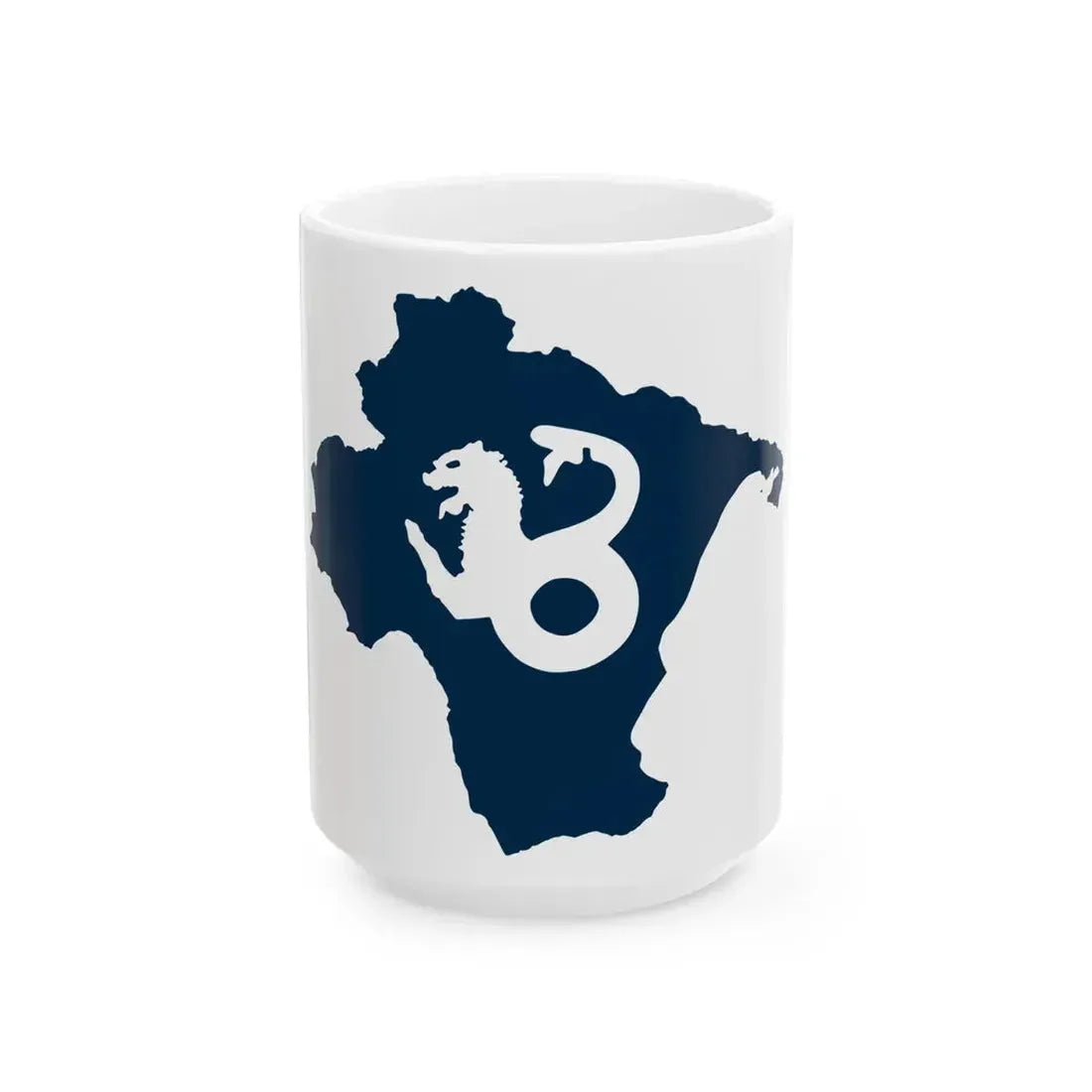 Lucania Flag Map (Italy) White Coffee Mug 15oz - Go Mug Yourself