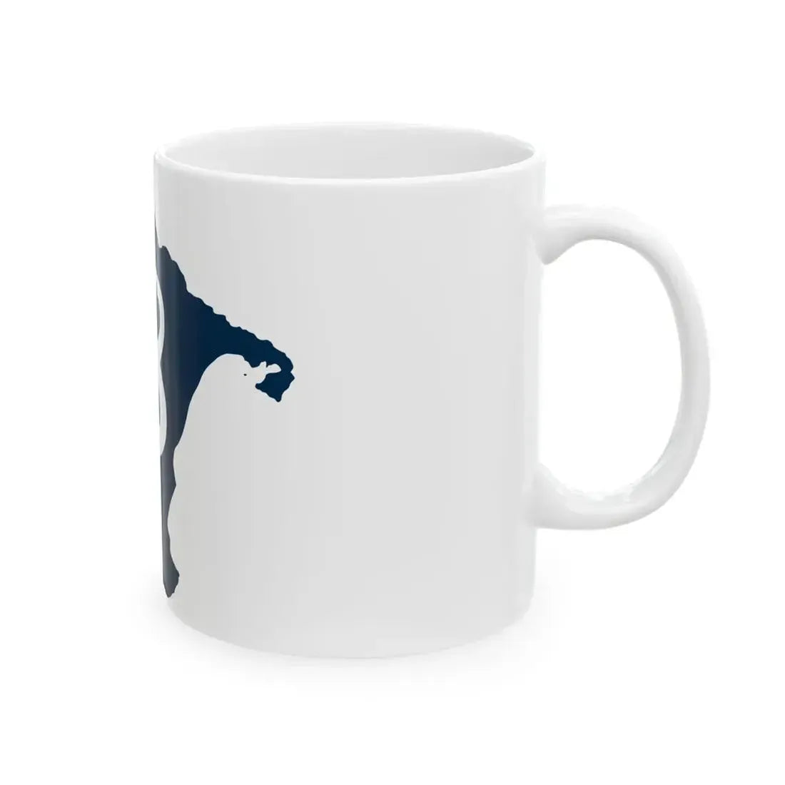 Lucania Flag Map (Italy) White Coffee Mug - Go Mug Yourself