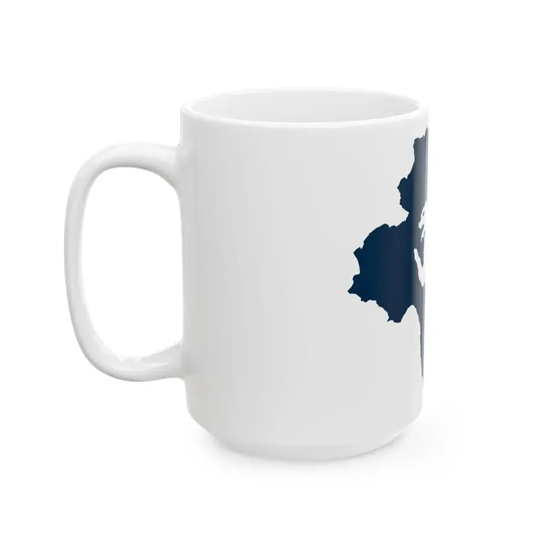 Lucania Flag Map (Italy) White Coffee Mug - Go Mug Yourself
