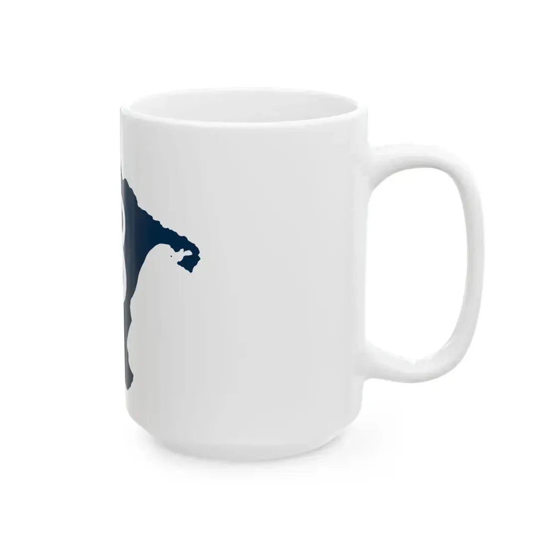 Lucania Flag Map (Italy) White Coffee Mug - Go Mug Yourself