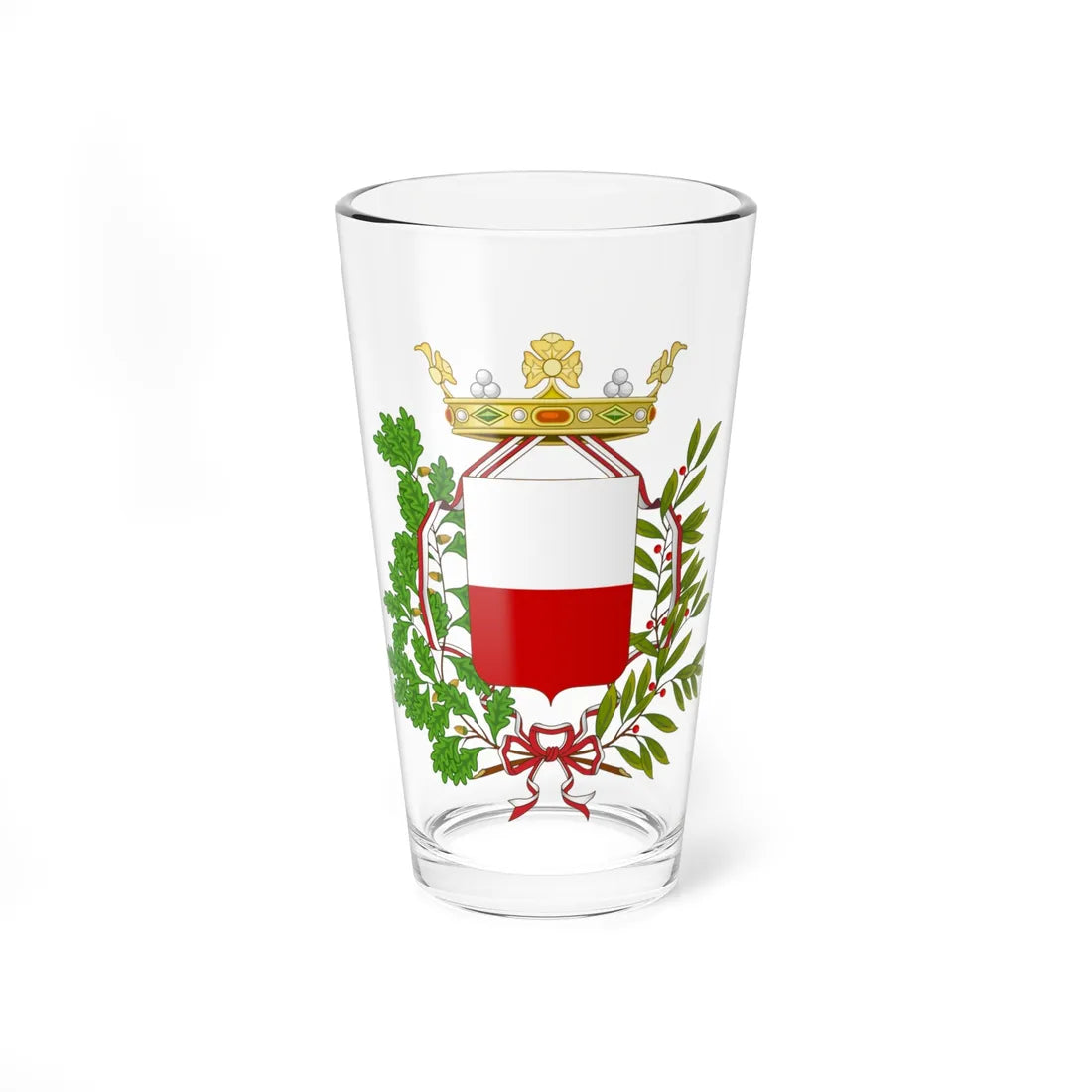 Lucca-Stemma (Italy) (Coat of Arms) Pint Glass 16oz 16oz - Go Mug Yourself