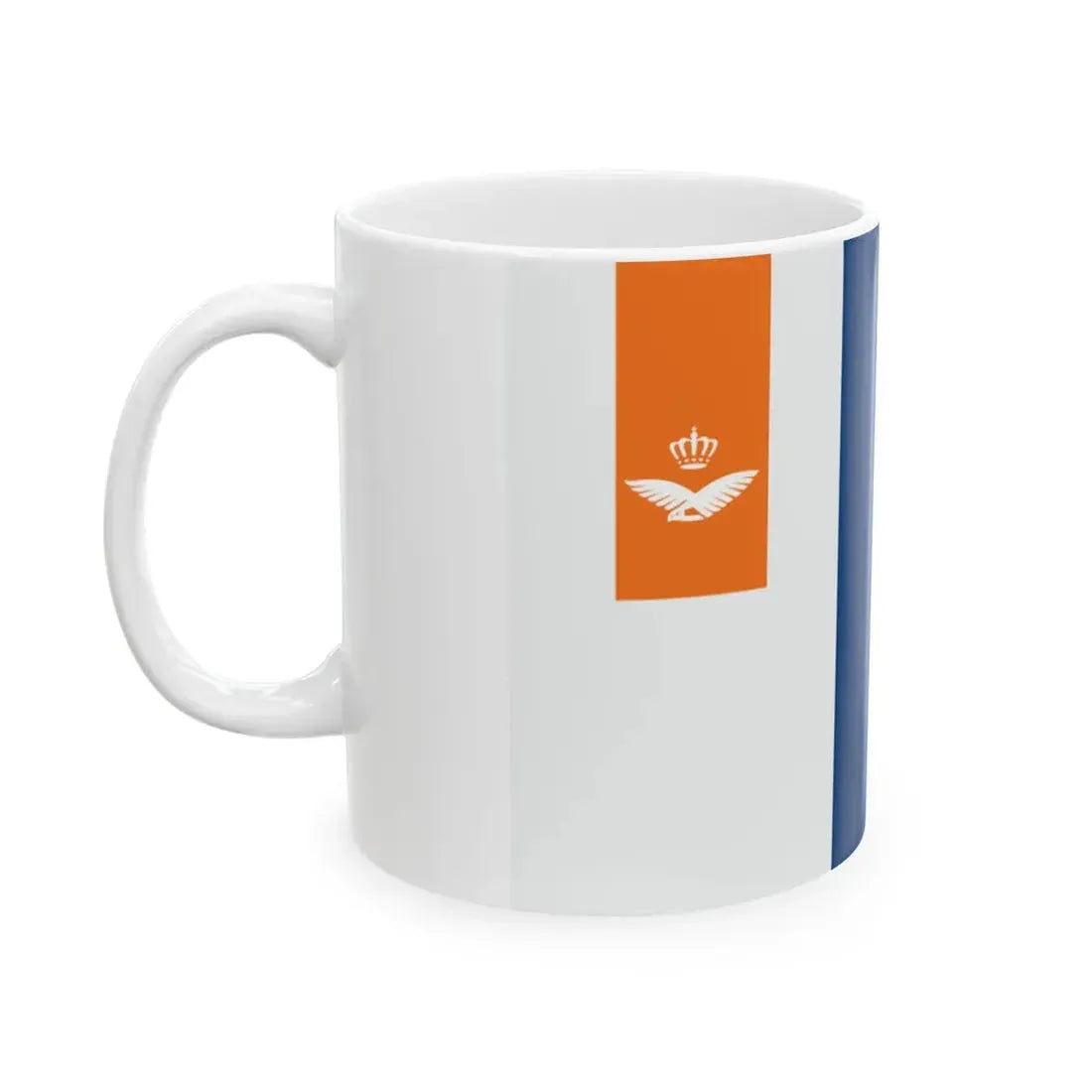 Luchtmacht vlag (Netherlands) White Coffee Mug - Go Mug Yourself