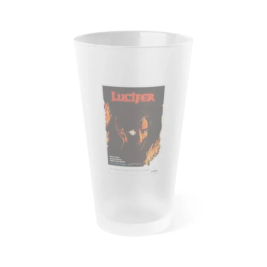 LUCIFER (FEAR NO EVIL) 1981 Movie Poster - Frosted Pint Glass 16oz Default Title - Go Mug Yourself