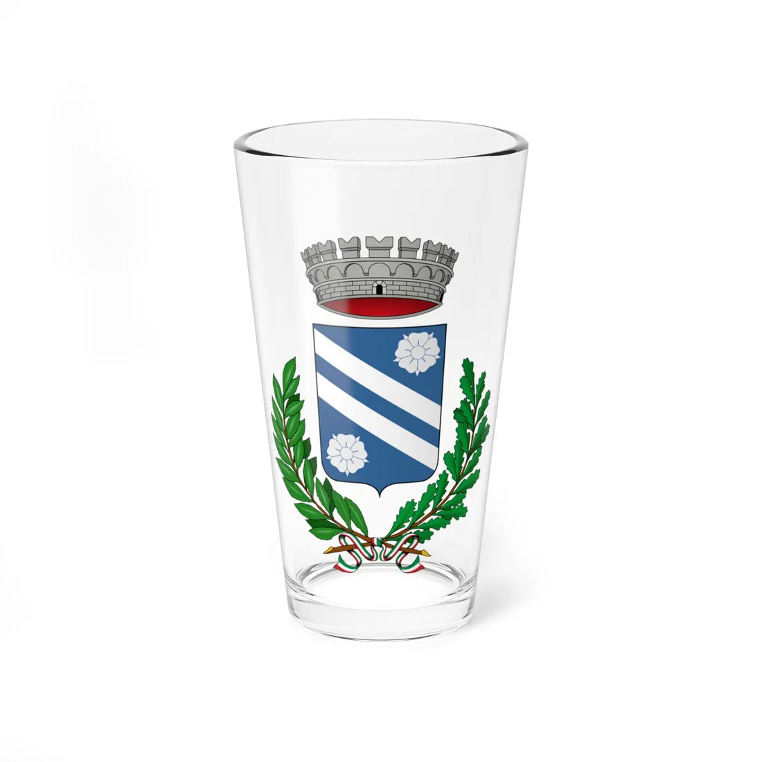 Lucoli-Stemma (Italy) (Coat of Arms) Pint Glass 16oz 16oz - Go Mug Yourself