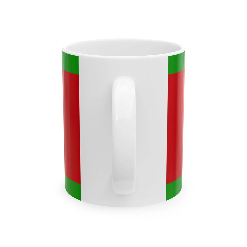 Lukashenko flag idea 1995 (Belarus) White Coffee Mug - Go Mug Yourself