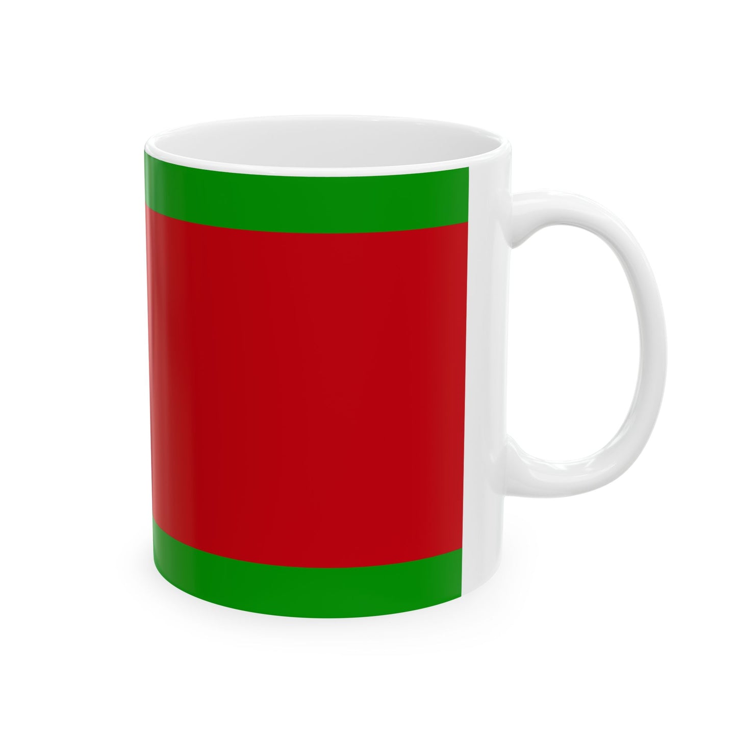 Lukashenko flag idea 1995 (Belarus) White Coffee Mug-Go Mug Yourself
