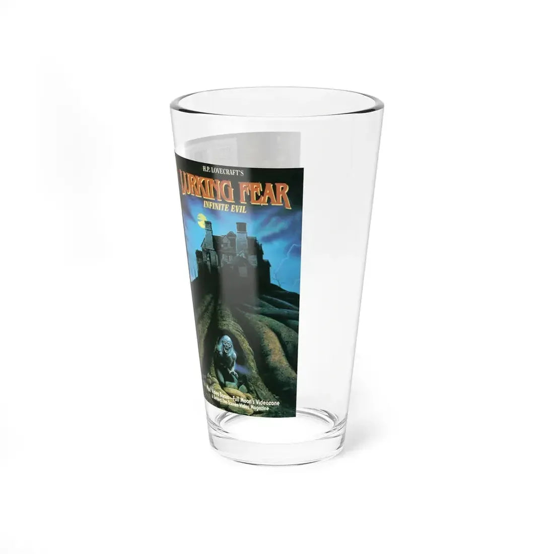 LURKING FEAR (VHS COVER) Pint Glass 16oz - Go Mug Yourself