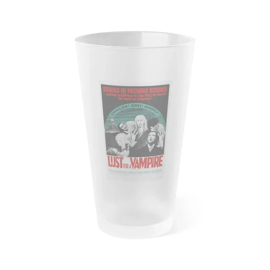 LUST FOR A VAMPIRE 1971 Movie Poster - Frosted Pint Glass 16oz Default Title - Go Mug Yourself