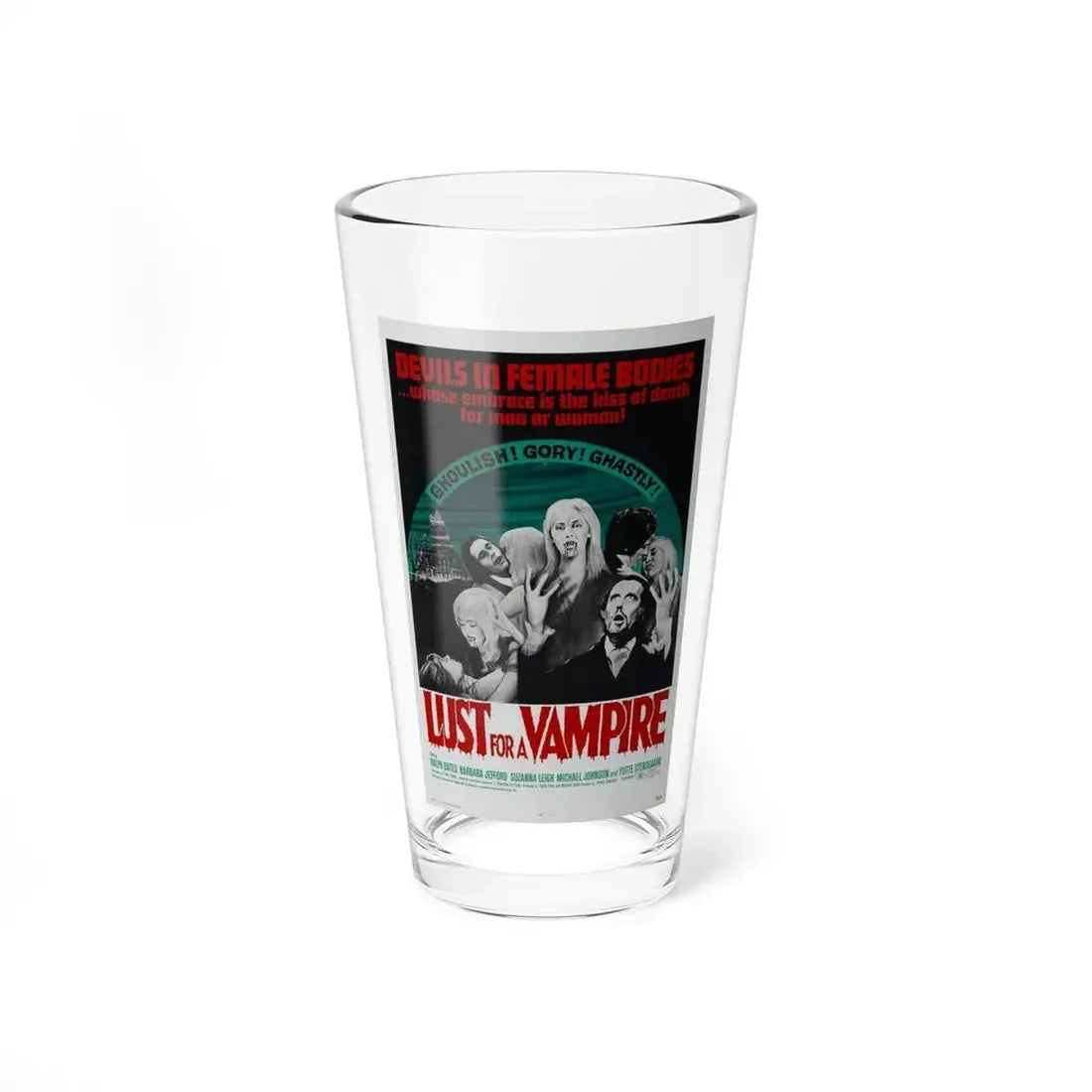 LUST FOR A VAMPIRE 1971 Movie Poster - Pint Glass 16oz 16oz - Go Mug Yourself