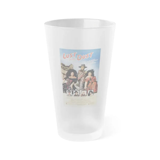 LUST IN THE DUST 1984 Movie Poster - Frosted Pint Glass 16oz Default Title - Go Mug Yourself