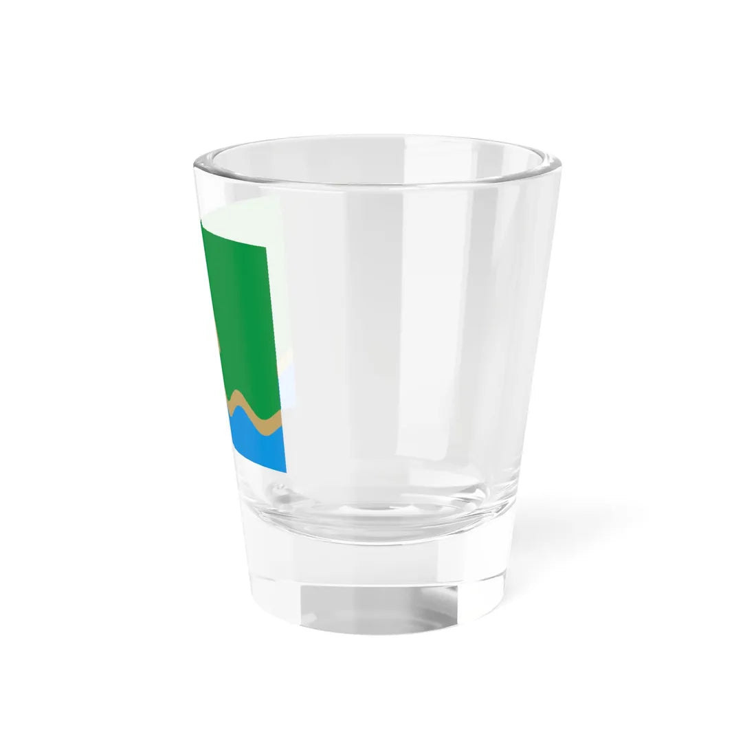 Luunja valla lipp (Estonia) Shot Glass 1.5oz - Go Mug Yourself