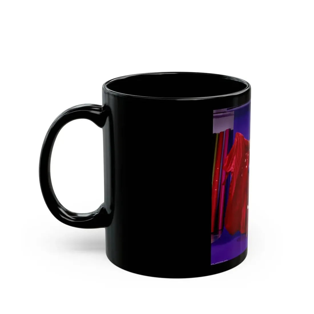 Lynda Carter #156 - Wonder Woman Photo (Vintage Female Icon) Black Coffee Mug - Go Mug Yourself