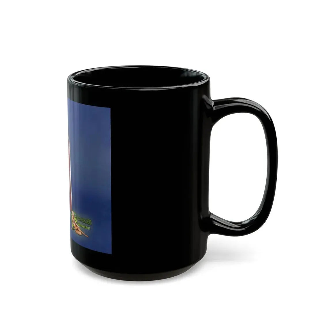 Lynda Carter #188 - Wonder Woman Photo (Vintage Female Icon) Black Coffee Mug - Go Mug Yourself