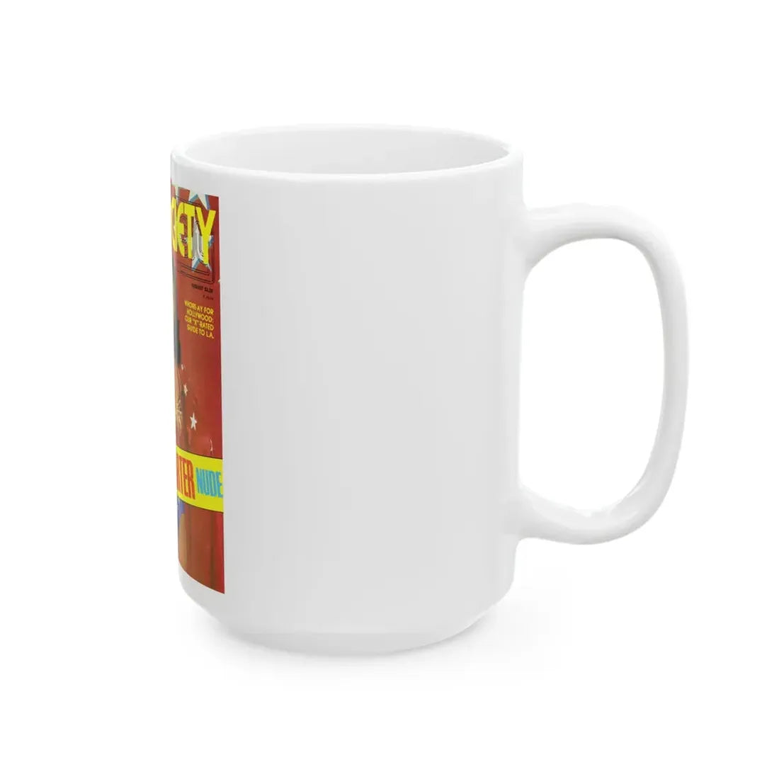 Lynda Carter #189 - Mag. Cover (Vintage Female Icon) White Coffee Mug - Go Mug Yourself