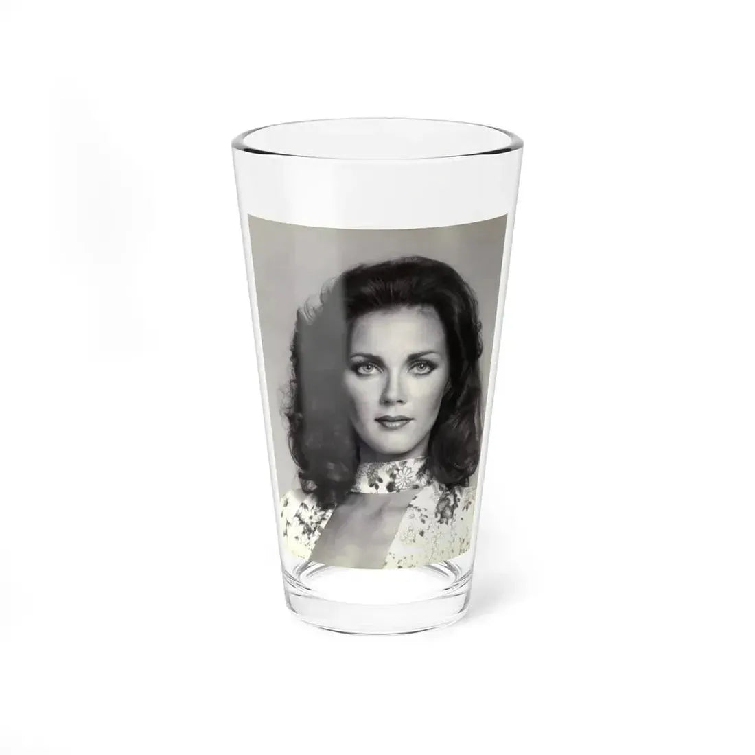 Lynda Carter #198 (Vintage Female Icon) Pint Glass 16oz 16oz - Go Mug Yourself