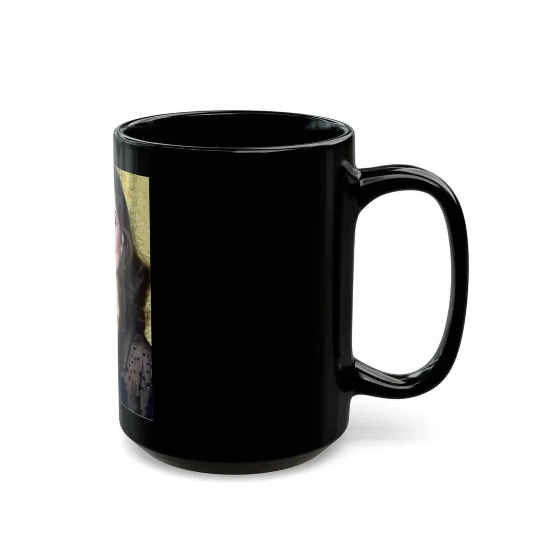 Lynda Carter #203.1 (Vintage Female Icon) Black Coffee Mug - Go Mug Yourself