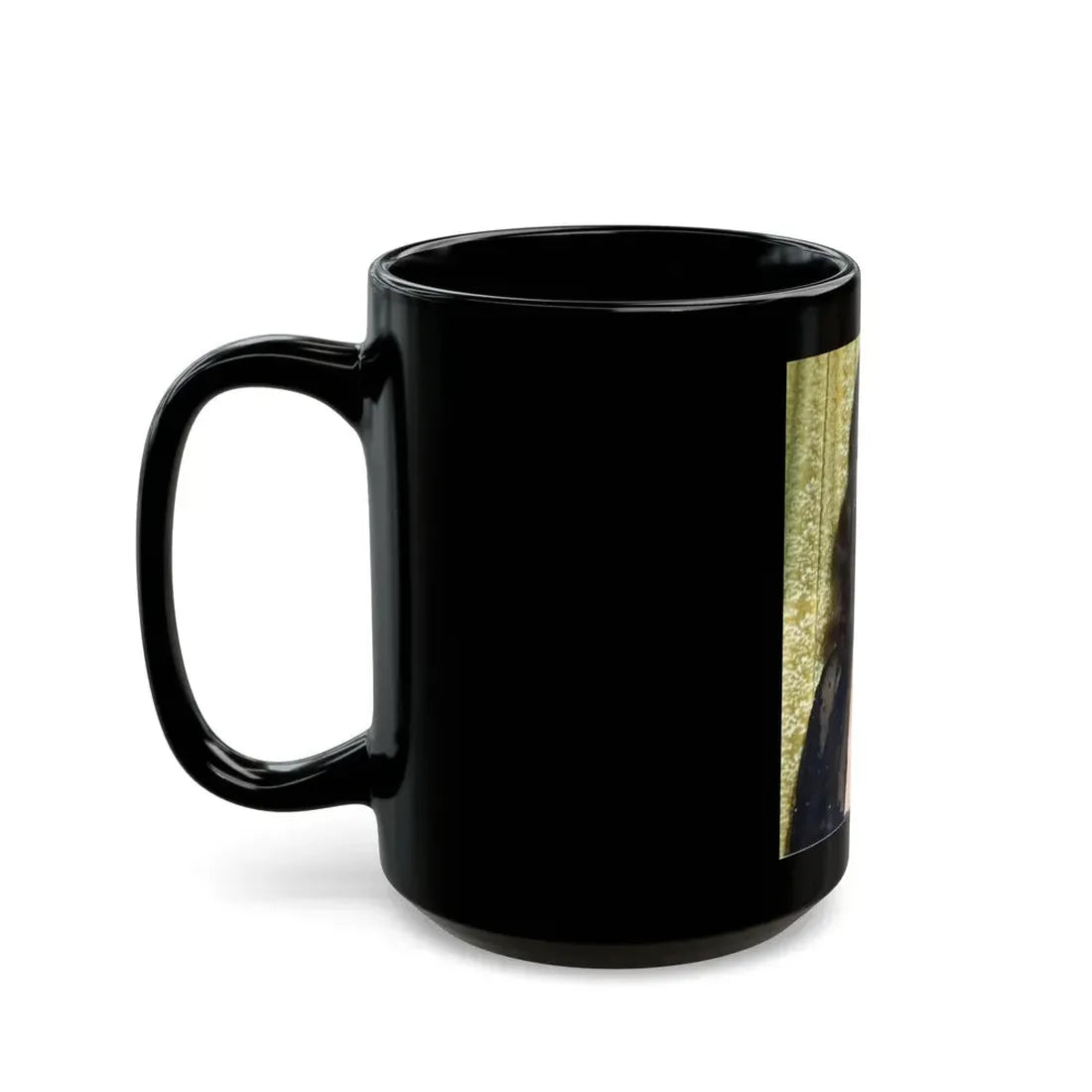 Lynda Carter #203.1 (Vintage Female Icon) Black Coffee Mug - Go Mug Yourself