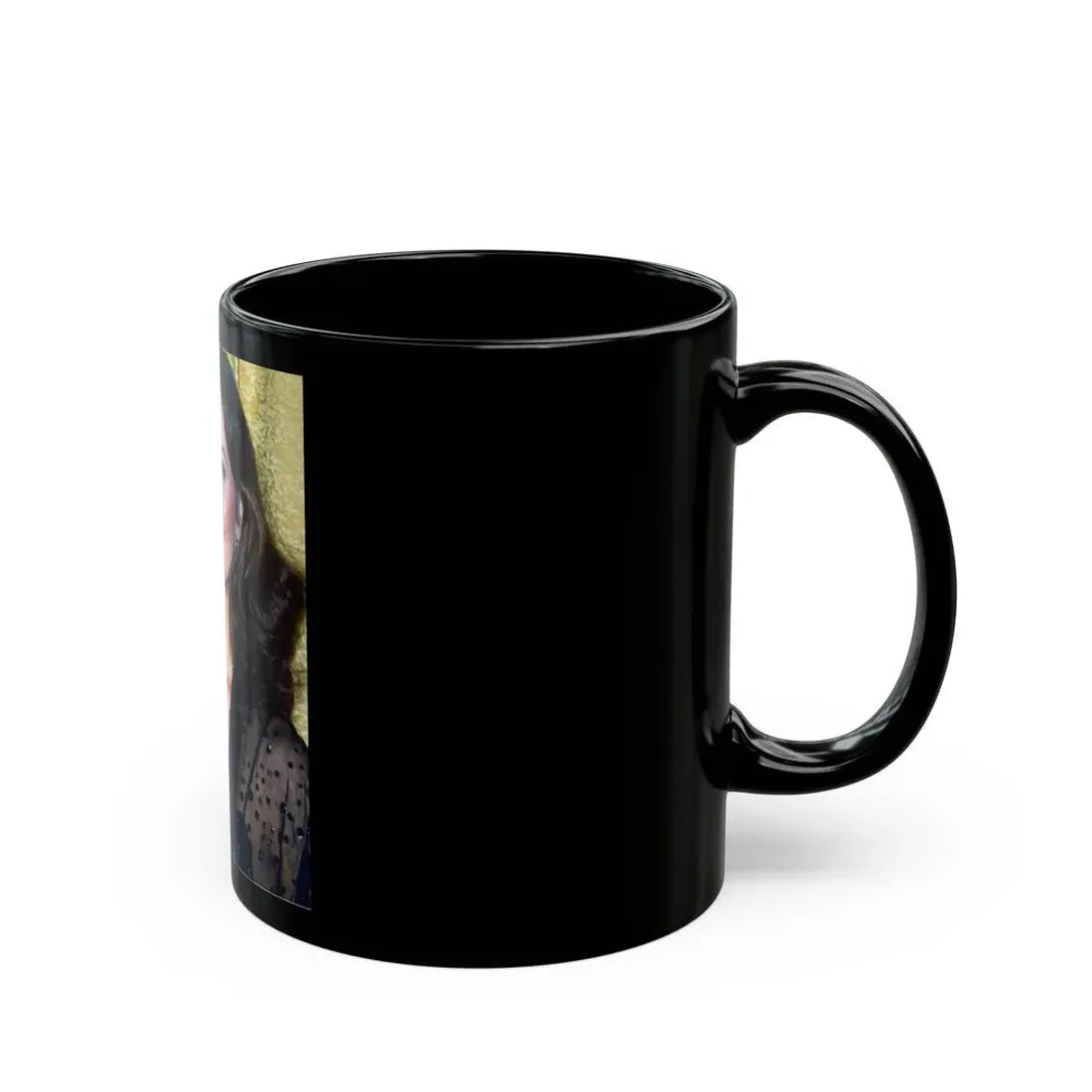 Lynda Carter #203.1 (Vintage Female Icon) Black Coffee Mug - Go Mug Yourself