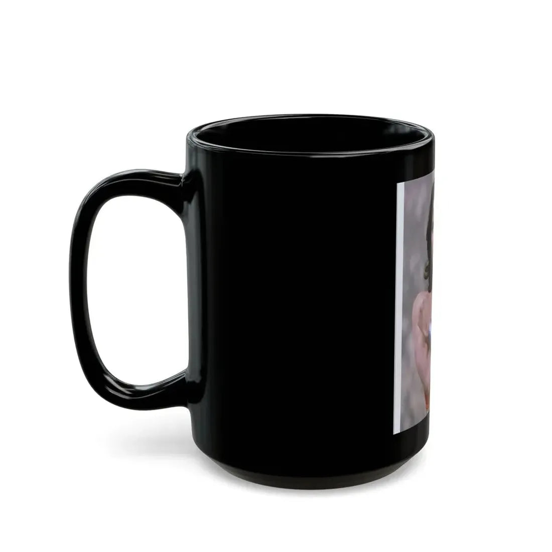 Lynda Carter #231 - Wonder Woman Photo (Vintage Female Icon) Black Coffee Mug - Go Mug Yourself