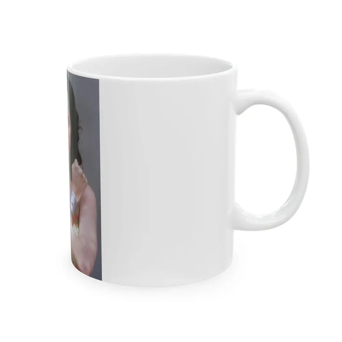 Lynda Carter #232 - Wonder Woman Photo (Vintage Female Icon) White Coffee Mug - Go Mug Yourself