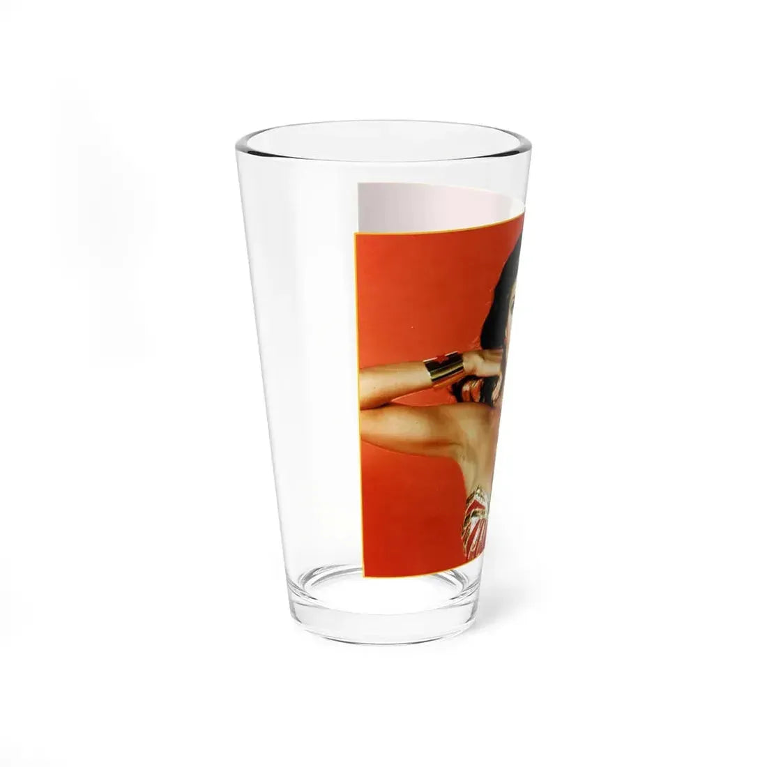 Lynda Carter #86 - Wonder Woman Photo (Vintage Female Icon) Pint Glass 16oz - Go Mug Yourself
