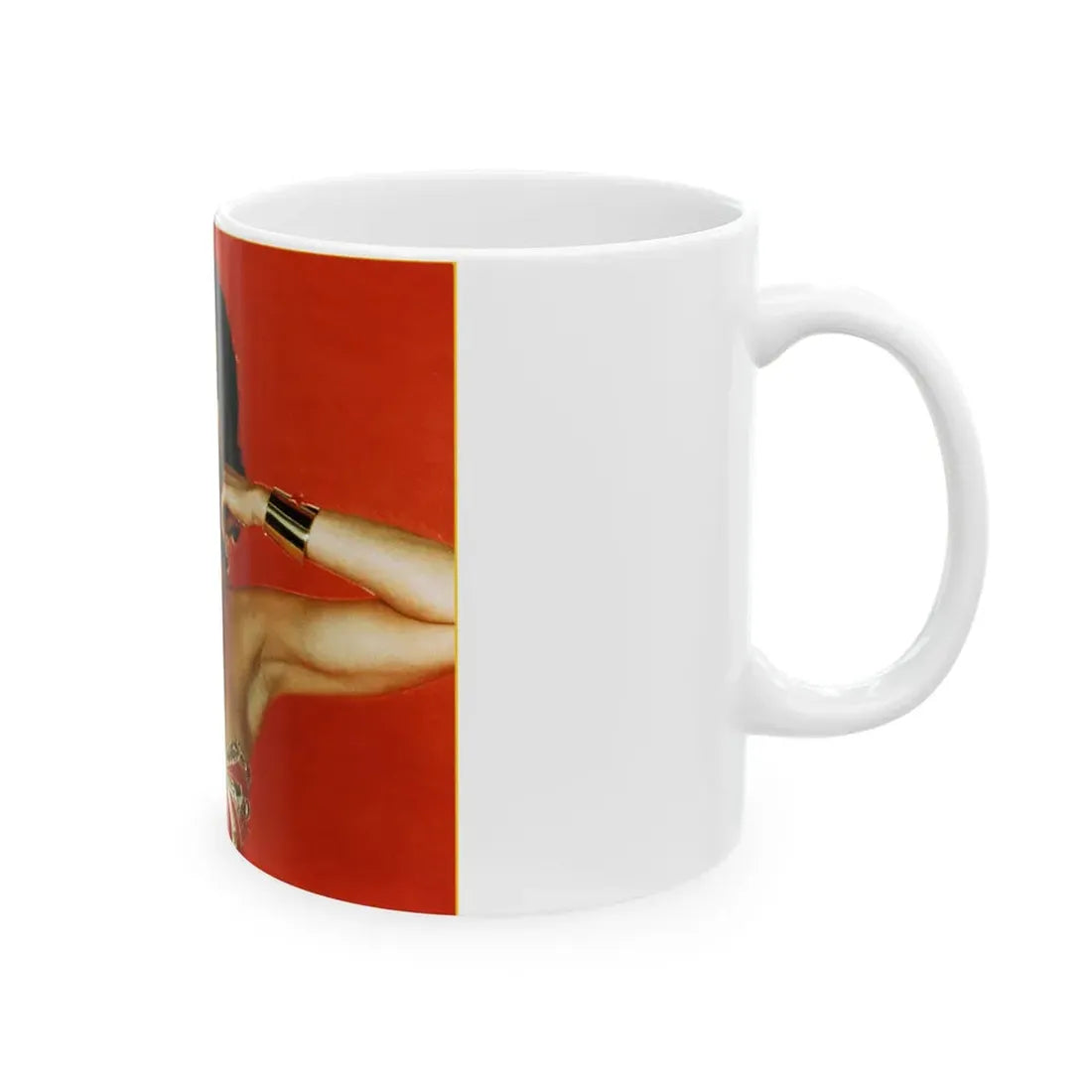 Lynda Carter #86 - Wonder Woman Photo (Vintage Female Icon) White Coffee Mug - Go Mug Yourself