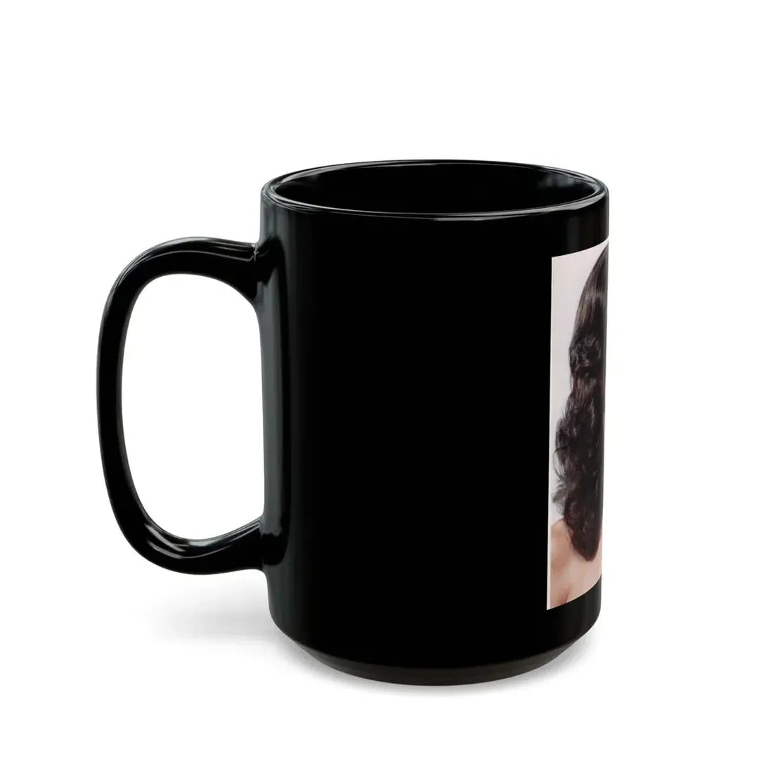 Lynda Carter #92 - Wonder Woman Photo (Vintage Female Icon) Black Coffee Mug - Go Mug Yourself