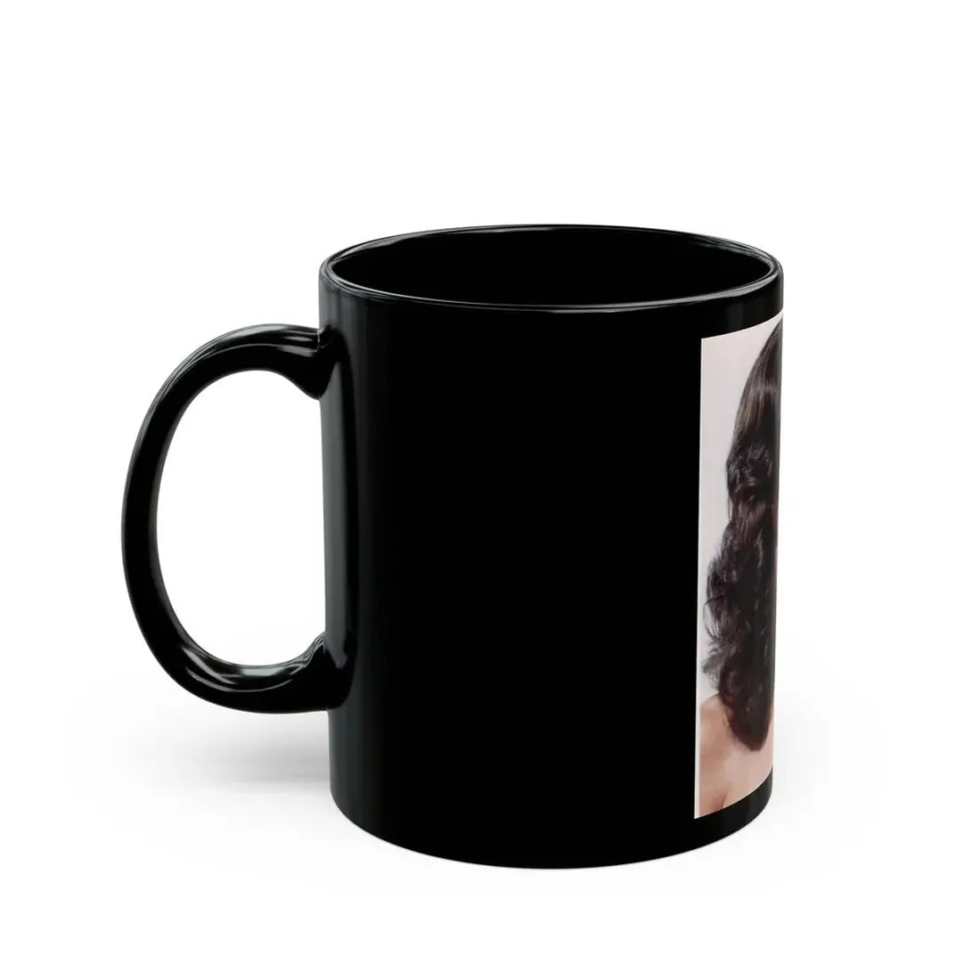 Lynda Carter #92 - Wonder Woman Photo (Vintage Female Icon) Black Coffee Mug - Go Mug Yourself